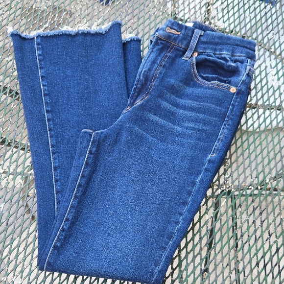 Dear John Blue Flare Wide Leg Jeans - Picture 7 of 8